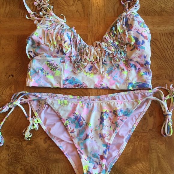 CANDY SPRINKLE Confetti Fringe Suit - Picture 4 of 8